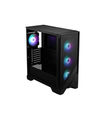 MSI MAG FORGE 320R AIRFLOW carcasa de ordenador Micro Torre Negro, Transparente