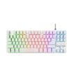 Trust GXT 833W Thado teclado Juego USB QWERTY Español Blanco