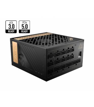 MSI MEG AI1300P PCIE5 unidad de fuente de alimentación 1300 W 24-pin ATX ATX Negro