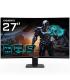 GIGABYTE GS27FC 27" Monitor de Juego Curvo FHD - 1920 x 1080, 1500R, 180Hz, 1 ms, 250 cd m², FreeSync Premium, HDR Ready, HDMI