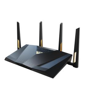 ASUS RT-BE88U router inalámbrico 10 Gigabit Ethernet Doble banda (2,4 GHz   5 GHz) Negro, Gris