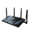 ASUS RT-BE88U router inalámbrico 10 Gigabit Ethernet Doble banda (2,4 GHz / 5 GHz) Negro, Gris