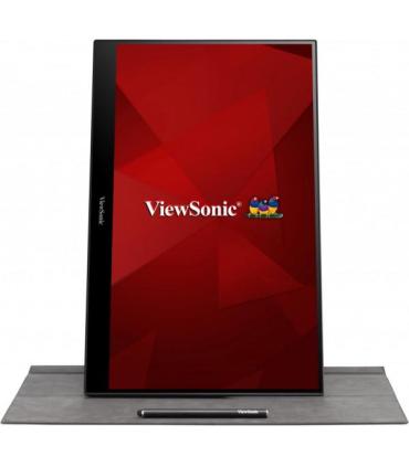 Viewsonic TD1655 pantalla para PC 39,6 cm (15.6") 1920 x 1080 Pixeles Full HD LED Pantalla táctil Multi-usuario Negro, Plata