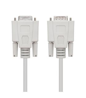 Nanocable 10.14.0203 cable de serie Beige 3 m DB9