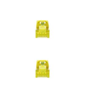 Nanocable Cable de red latiguillo RJ45 LSZH Cat.6A SFTP AWG26, Amarillo, 1.0 m