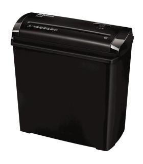 Fellowes P-25S triturador de papel Corte en tiras 22 cm Negro, Gris