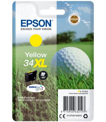 Epson Golf ball Singlepack Yellow 34XL DURABrite Ultra Ink