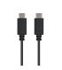 Nanocable USB 2.0, 2m cable USB USB C Negro