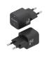 AISENS Cargador Gan 30W, 1xUSB-C PD3.0 QD4.0, Negro