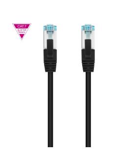 Nanocable Cable de Red Cat.7 600MHZ LSZH SFTP PIMF AWG26, Negro, 50 cm