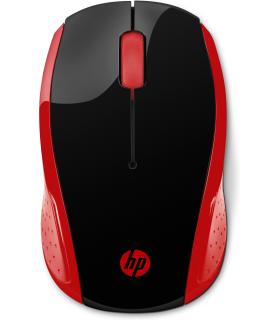 HP Ratón inalámbrico 200 (Rojo imperial)