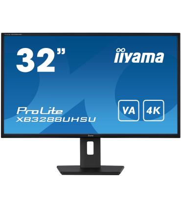 iiyama ProLite XB3288UHSU-B5 pantalla para PC 80 cm (31.5") 3840 x 2160 Pixeles 4K Ultra HD LCD Negro