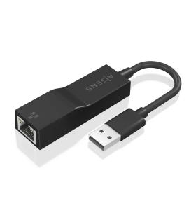 AISENS Conversor USB 3.0 a Ethernet Gigabit 10 100 1000 Mbps, Negro, 15 cm