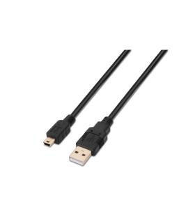 AISENS A101-0023 cable USB USB 2.0 0,5 m USB A Mini-USB B Negro