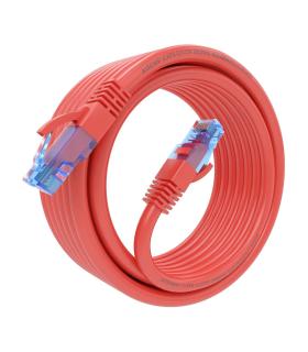 AISENS Cable De Red Latiguillo RJ45 Cat.6 UTP AWG26 CCA, Rojo, 5.0 m