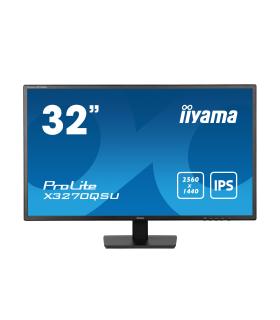 iiyama ProLite X3270QSU-B1 pantalla para PC 81,3 cm (32") 2560 x 1440 Pixeles Wide Quad HD LED Negro