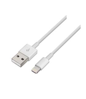 AISENS A102-0035 cable de conector Lightning 1 m Blanco