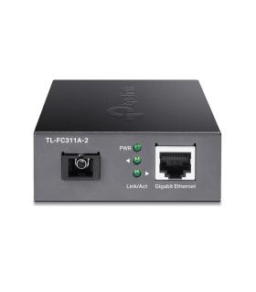 TP-Link TL-FC311A-2 convertidor de medio 1000 Mbit s Monomodo Negro