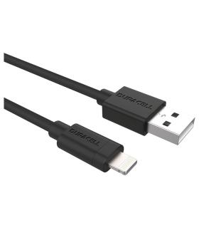 Duracell USB5012A cable de conector Lightning 1 m Negro