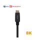 AISENS Cable Displayport Certificado V1.4 8k@60hz, DP M-DP M, Negro, 3.0m