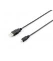 Equip 128523 cable USB USB 2.0 1,8 m USB A Micro-USB B Negro