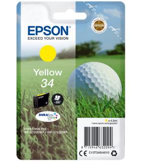 Epson Golf ball Singlepack Yellow 34 DURABrite Ultra Ink