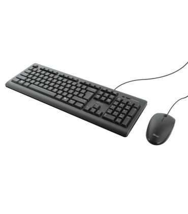 Trust TKM-250 teclado Ratón incluido Universal USB Español Negro