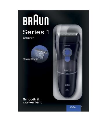 Braun Series 1 81282037 afeitadora Máquina de afeitar de láminas Recortadora Azul, Rojo