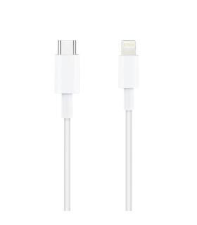 TooQ 10.10.0601 cable de conector Lightning 1 m Blanco