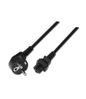 AISENS A132-0172 cable de transmisión Negro 1,5 m CEE7 7 C5 acoplador