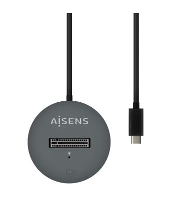 AISENS USB-C Dock M.2 (NGFF) ASUC-M2D014-GR SATA NVMe A USB3.1 Gen2, Gris