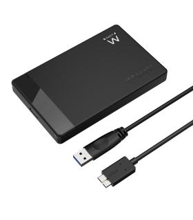 Ewent EW7049 caja para disco duro externo Carcasa de disco duro SSD Negro 2.5"