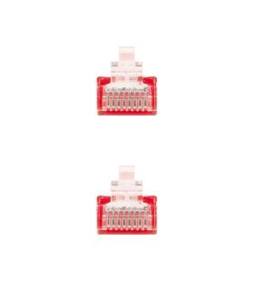 Nanocable Cable Red Latiguillo RJ45 CAT.6 UTP AWG24, Rojo, 30 cm