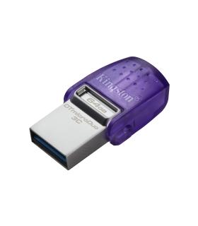 Kingston Technology DataTraveler microDuo 3C unidad flash USB 64 GB USB Type-A   USB Type-C 3.2 Gen 1 (3.1 Gen 1) Púrpura,