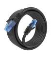 AISENS Cable De Red Latiguillo RJ45 Cat.6 UTP AWG26 CCA, Negro, 5.0 m