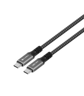 CoolBox COO-CAB-UC-240W cable USB USB 3.2 Gen 2 (3.1 Gen 2) 1,2 m USB C Gris