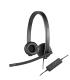 Logitech H570e Auriculares Alámbrico Diadema Oficina Centro de llamadas USB tipo A Negro