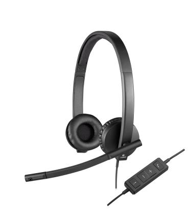 Logitech H570e Auriculares Alámbrico Diadema Oficina Centro de llamadas USB tipo A Negro