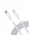 Anker A81B7G21 cable de conector Lightning 3 m Blanco