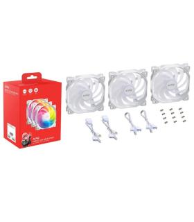 XPG VENTO 120 ARGB PWM Carcasa del ordenador Ventilador 12 cm Blanco 3 pieza(s)