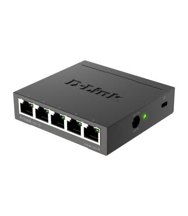 D-Link DGS-105 No administrado L2 Gigabit Ethernet (10 100 1000) Negro