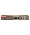 Ipcom Poe Management Switch S3300-10-Pwr-M 8-Ports Fe Ports + 2 Ge/Sfp Combo Ports Management  (S330