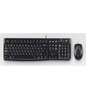 Logitech Desktop MK120 teclado Ratón incluido USB AZERTY Francés Negro