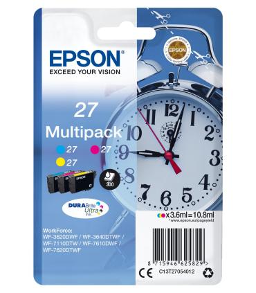 Epson Alarm clock Multipack 3-colour 27 DURABrite Ultra Ink