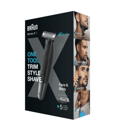 Braun XT5100 Batería 5 mm Mojado y seco Negro, Gris