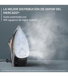 Rowenta DW6341D1 plancha Plancha a vapor Suela Microsteam 400 HD 3De 2500 W Negro, Marrón