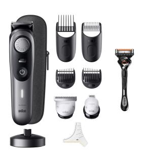 Braun BeardTrimmer BT9420 Batería 40 2 cm Mojado y seco Negro, Gris