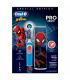 Oral-B Vitality Pro Kids Spiderman Niño Cepillo dental oscilante Azul, Rojo