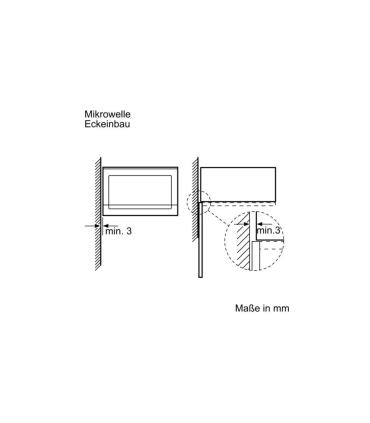 Bosch BEL523MS0 microondas Negro, Acero inoxidable Integrado 20 L 800 W