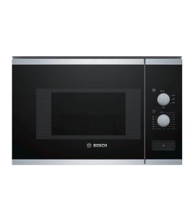 Bosch BFL520MS0 microondas Negro, Acero inoxidable Microondas combinado Integrado 20 L 800 W